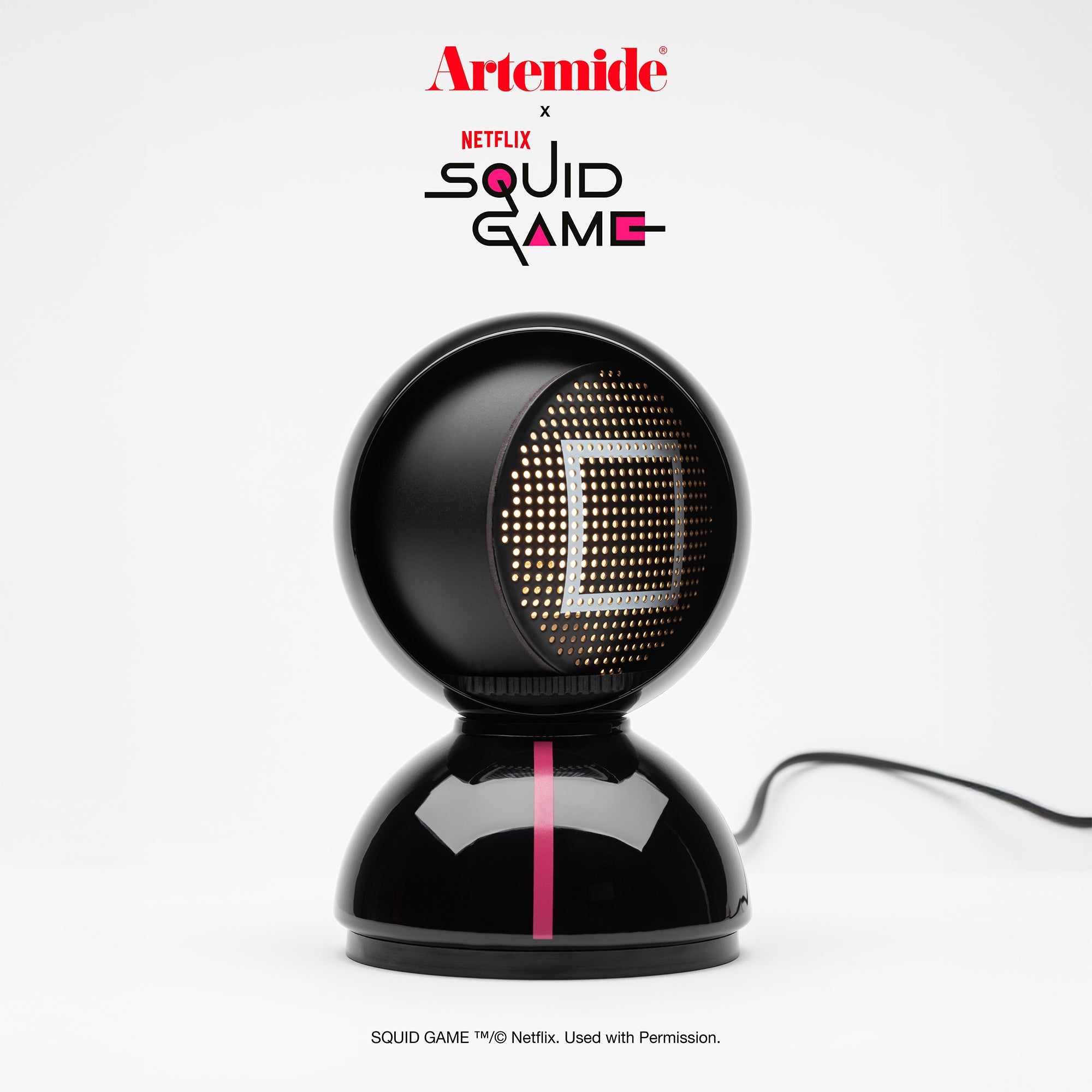 Eclisse Squid Game Black Officer — Lampada da Tavolo Artemide