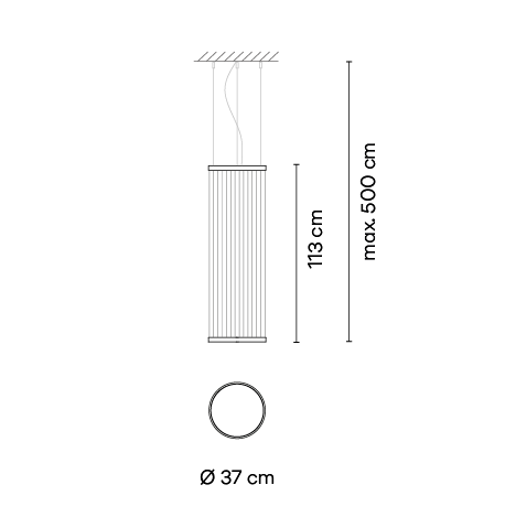 ecletty lampada a sospensione array