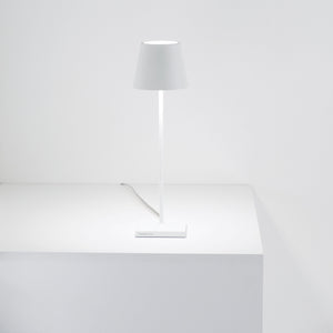 ecletty Poldina 230V tavolo lampada da tavolo bianco
