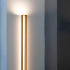 ecletty lampada da terra tru floor verniciato oro