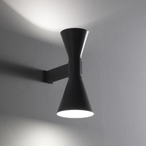 ecletty lampada da parete Applique de Marseille nero opaco
