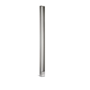 ecletty lampada da terra tru floor grigio titanio