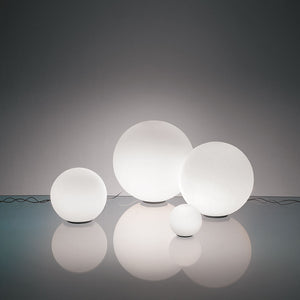 Dioscuri Tavolo Artemide — Lampada da Tavolo Sferica Michele De Lucchi