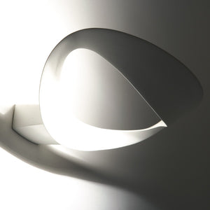 Mesmeri LED Artemide — Applique da Parete Bianco e Cromo
