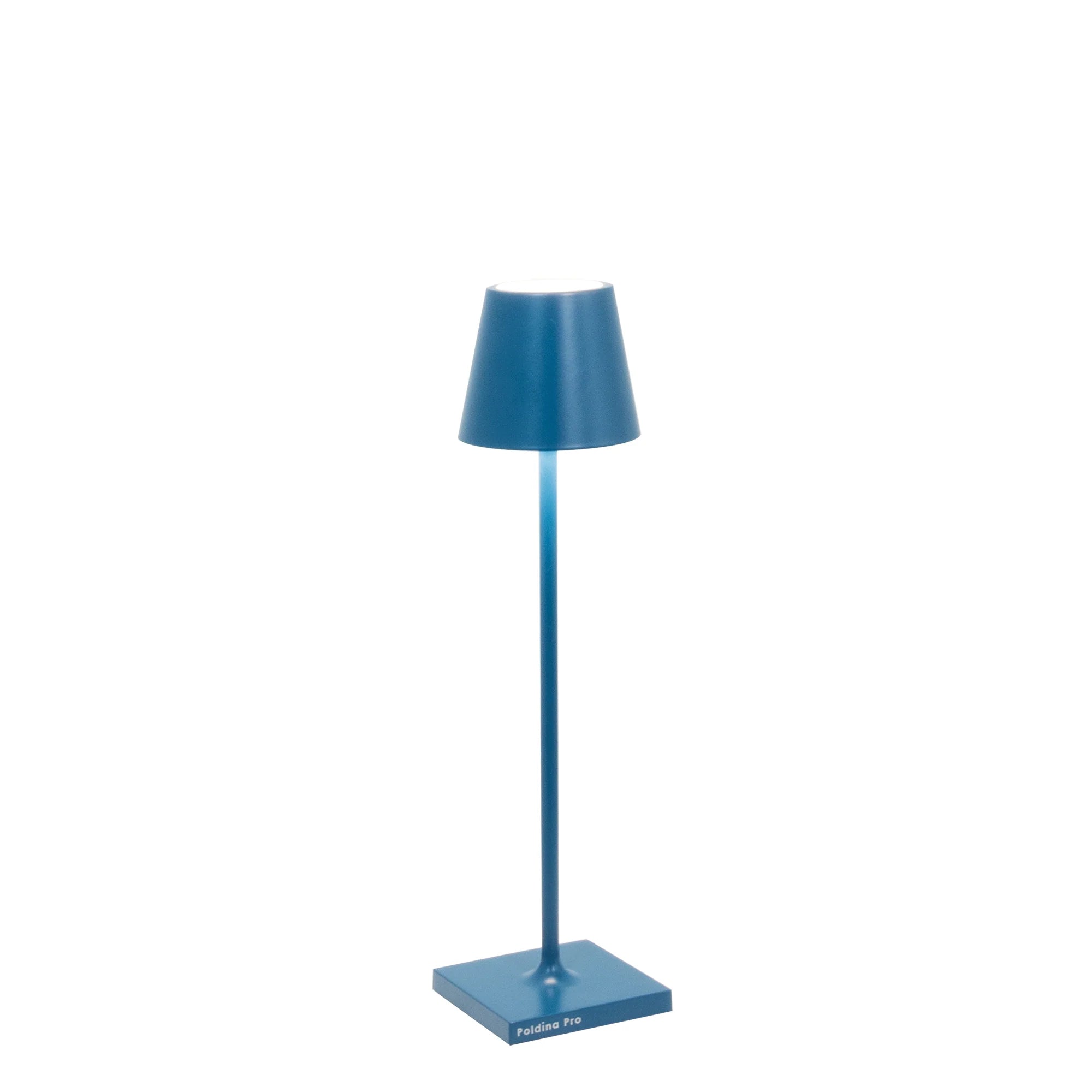 ecletty lampada da tavolo poldina micro blu capri